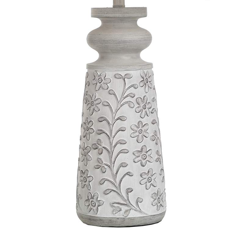 Image 4 Isaac 32" High Greyson And Rubbed White Table Lamp w/ Off-White Shade more views