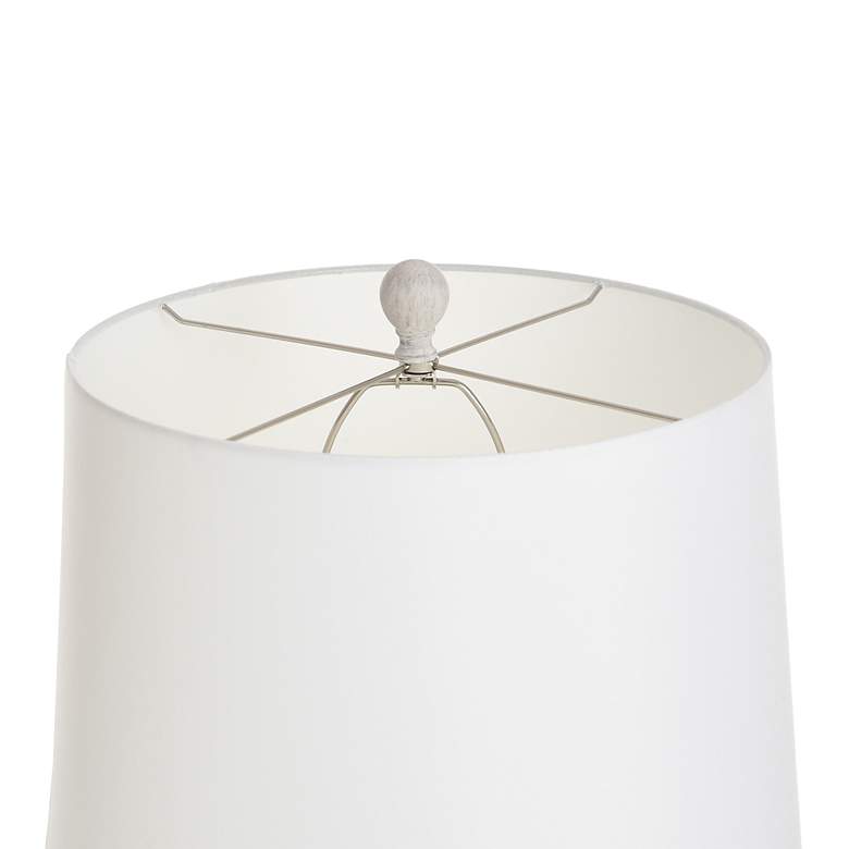 Image 6 Isaac 32" High Greyson And Rubbed White Table Lamp w/ Off-White Shade more views