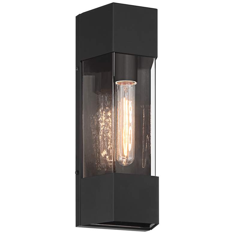 Image 5 Isabel 16" High Black Outdoor Wall Light more views