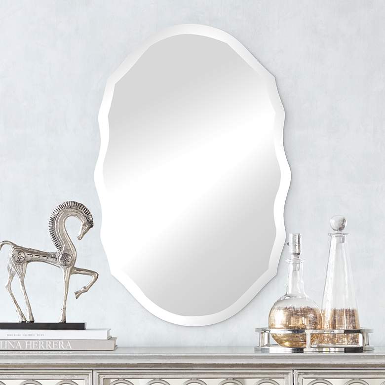 Image 1 Isabella 19 1/2" x 29 1/2" Beveled Wall Mirror