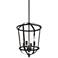 Isabelle 13" Wide Black 4-Light Foyer Pendant Light