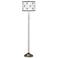 Isabelle Brushed Nickel Pull Chain Floor Lamp