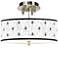 Isabelle Giclee 14" Wide Ceiling Light