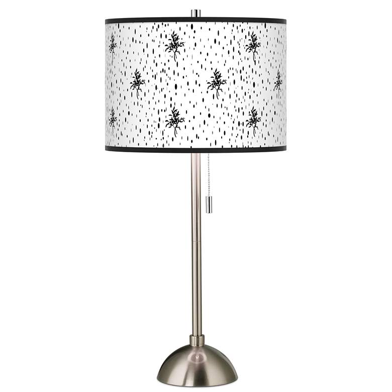 Image 1 Isabelle Giclee Brushed Nickel Table Lamp