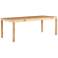 Isador 78" Wide Rustic Poplar Dining Table