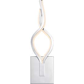 Image5 of Isadora Integrated LED Polished Chrome Wall Sconce more views