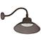 Isaiah 15" High Bronze LED Outdoor Wall Light