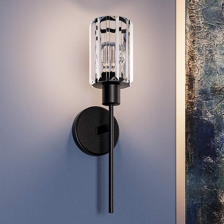 Image 1 Isla 1-Light Matte Black Wall Sconce