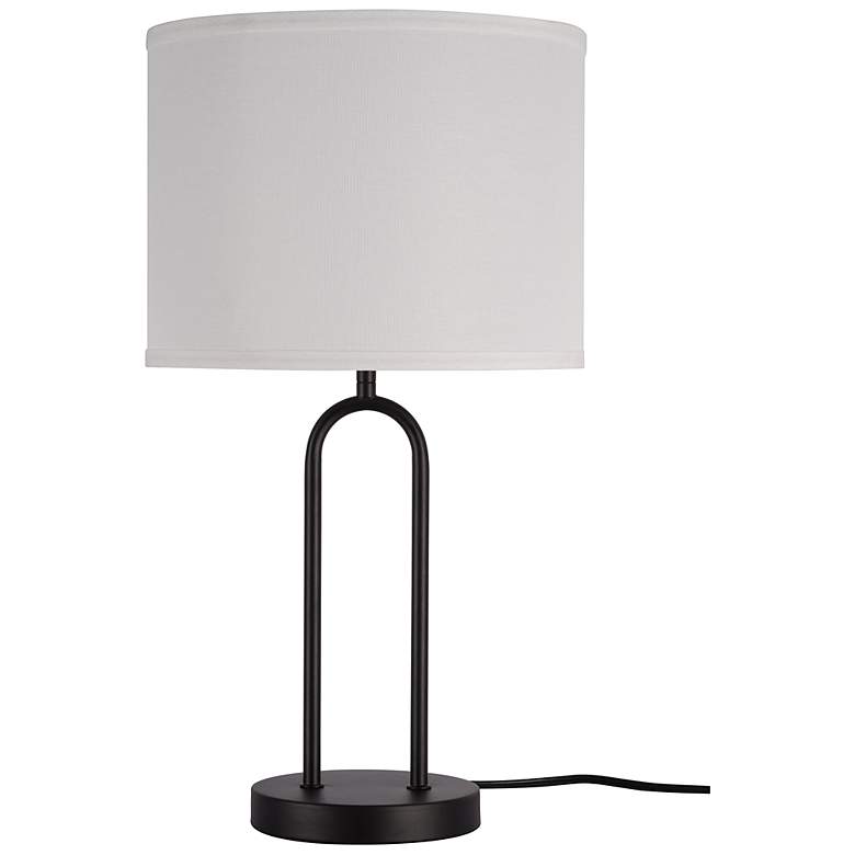 Image 2 Isla 20" High Black Bedroom Table Lamp more views