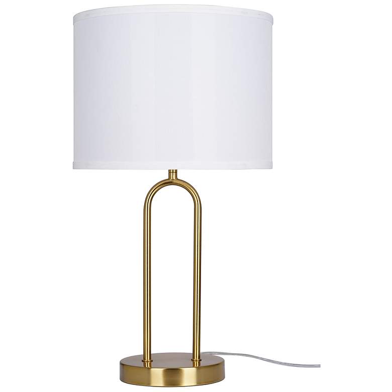 Image 2 Isla 20" High Brushed Gold Bedroom Table Lamp more views