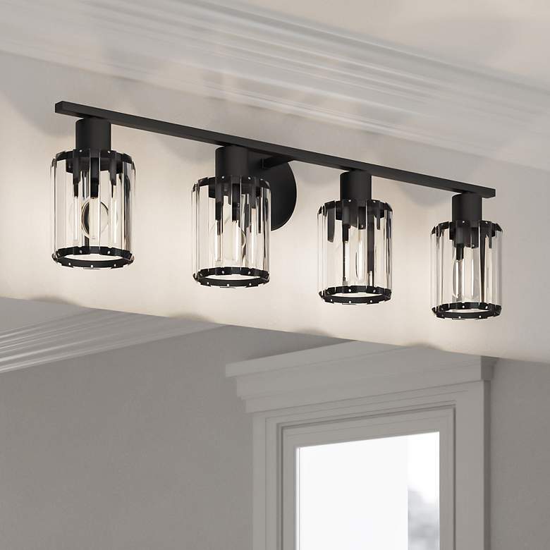 Image 1 Isla 4-Light Matte Black Vanity Light