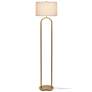 1_Isla 64" High Brushed Gold Floor Lamp