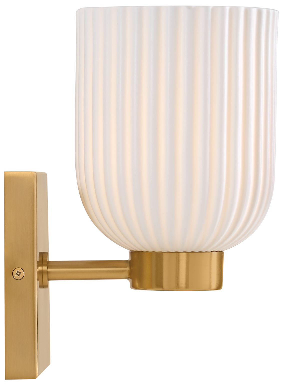 Image 5 Isla Blanca 1-Light Wall Sconce in Warm Brass by Breegan Jane more views