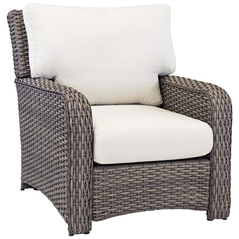 Image 1 Isla Verde Stone Wicker Outdoor Armchair