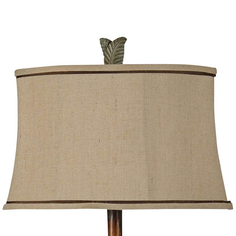 Image 3 Islamadora Wentworth 33 1/2 inch Tropical Leaf Table Lamp more views
