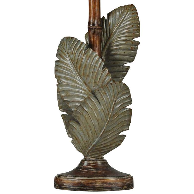 Image 4 Islamadora Wentworth 33 1/2 inch Tropical Leaf Table Lamp more views