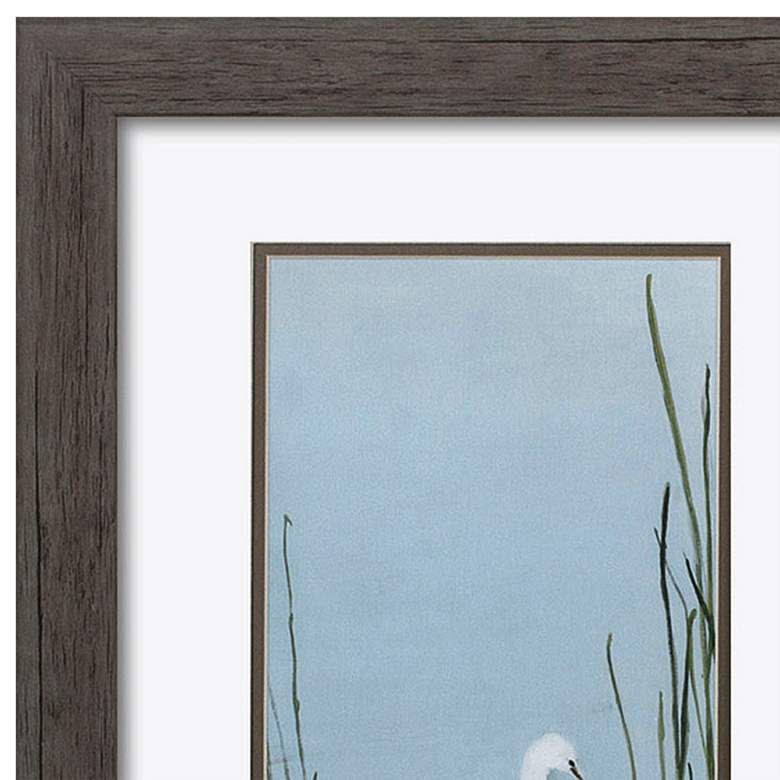 Image 2 Island Egret 27 inch High 2-Piece Framed Wall Art more views