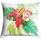 Island Floral 18" Square Throw Pillow
