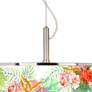 Island Floral Giclee Glow 20" Wide Pendant Light
