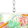 Thumbnail3 of Island Floral Giclee Glow Plug-In Swag Pendant more views