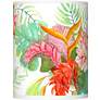 Island Floral Giclee Shade 10x10x12 (Spider)