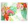 Island Floral Giclee Shade 12x12x8.5 (Spider)