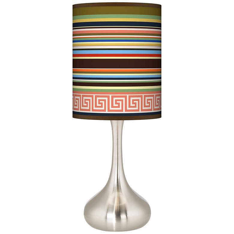 Image 1 Island Party Time Giclee Droplet Table Lamp