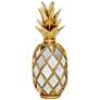 Islander 15" High Gold Mirrored Pineapple Sculpture