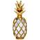 Islander 15" High Gold Mirrored Pineapple Sculpture