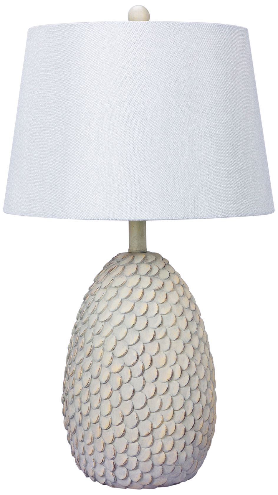Isle Antique White Table Lamp 31M76 Lamps Plus