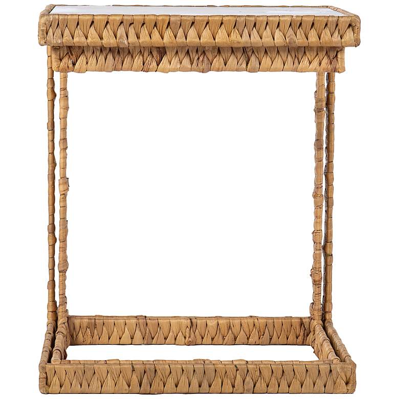 Image 5 Ismaya 20" Wide Natural Water Hyacinth C-Tables Set of 2 more views