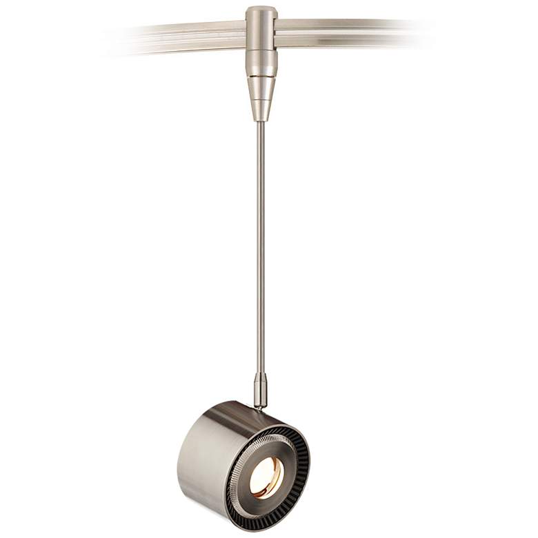 Image 1 ISO 2 3/4" Wide Nickel LED Monorail Track Head