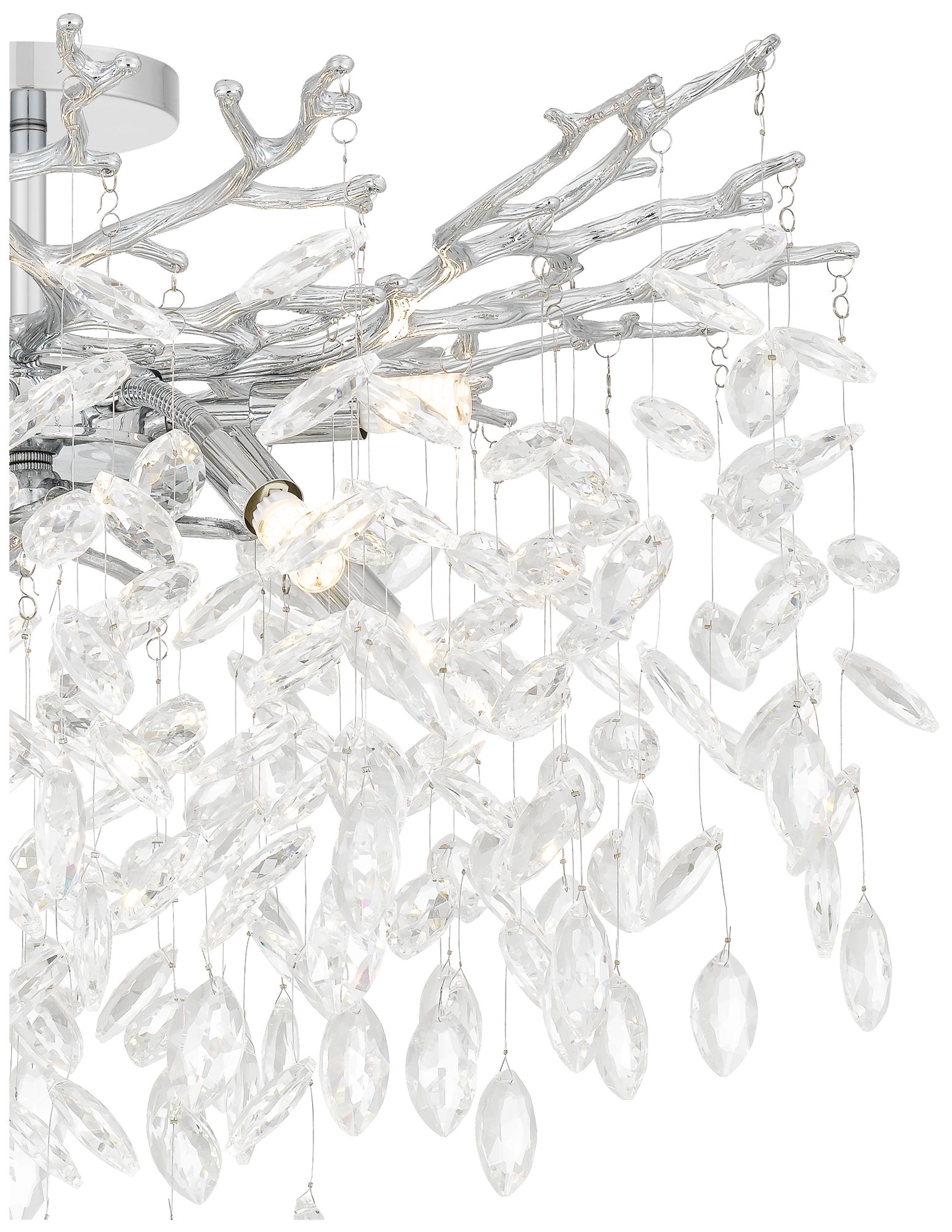 Image 5 Isobel 8-Light Polished Chrome Semi-Flush Mount more views