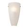 Isola 13 1/4" High White Striped Glass Wall Sconce