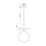 2_Issa 12" Wide Brushed Gold LED Mini Pendant more views
