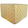 Istanbul Weave Square Yellow Ottoman