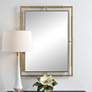 1_It's All Connected Brass 30" x 40" Rectangular Wall Mirror