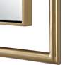 6_It's All Connected Brass 30" x 40" Rectangular Wall Mirror more views
