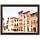 Italian Charm 46" Wide Rectangular Framed Giclee Wall Art