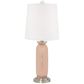 Image4 of Italian Coral Carrie Table Lamp Set of 2 more views