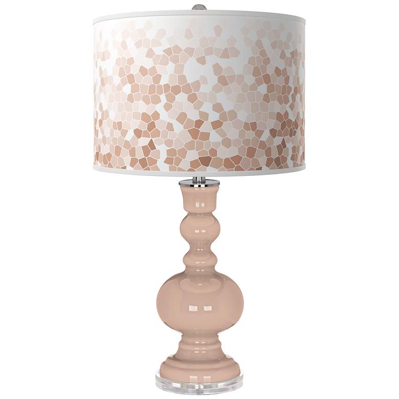 Image 1 Italian Coral Mosaic Apothecary Table Lamp
