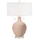 Italian Coral Toby Table Lamp