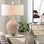 Italian Coral Toby Table Lamp