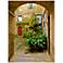 Italian Courtyard 40" High Indoor-Outdoor Giclee Wall Art