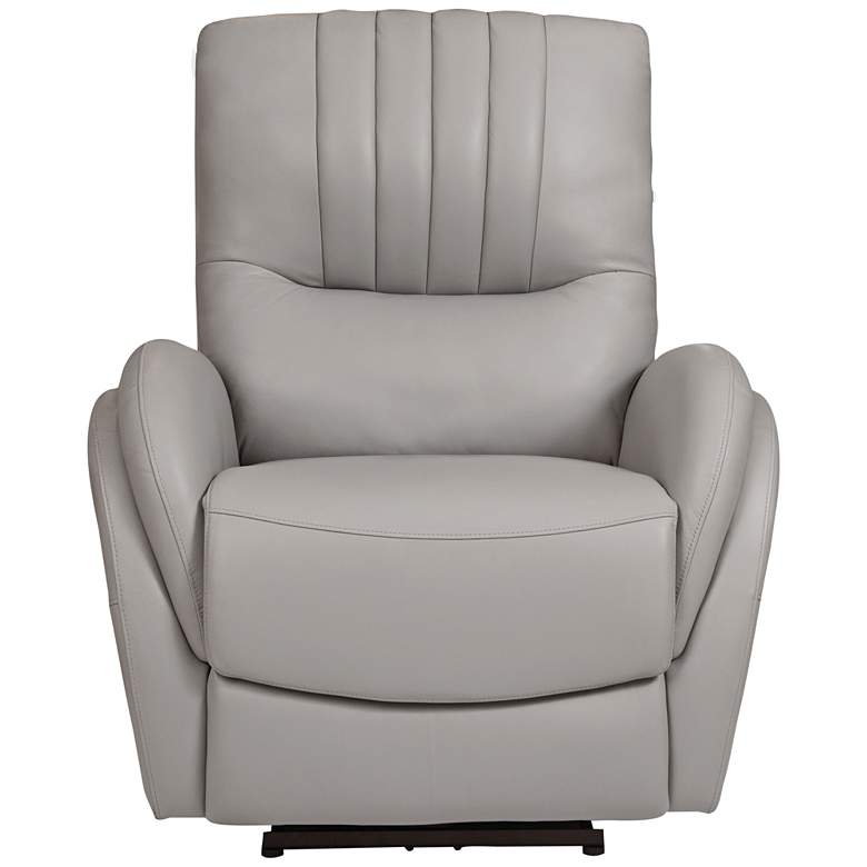 Image 1 Italy Cream Power Lift USB Recliner with Lumbar Support