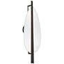 1_Ithaca 24"H Black Nickel and White Plaster LED Wall Sconce