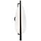 Ithaca 24"H Black Nickel and White Plaster LED Wall Sconce