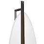 2_Ithaca 24"H Black Nickel and White Plaster LED Wall Sconce more views