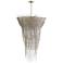 Ithaca 26"W Hanging Moss Aged Silver Iron Pendant Light