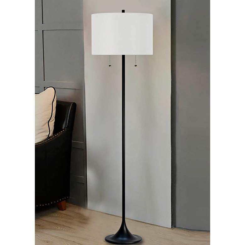 Image 1 Itzel Black Metal Floor Lamp